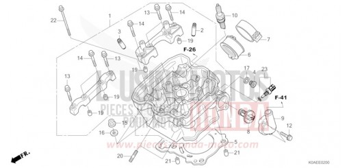 CYLINDER HEAD CBF300NAN de 2022